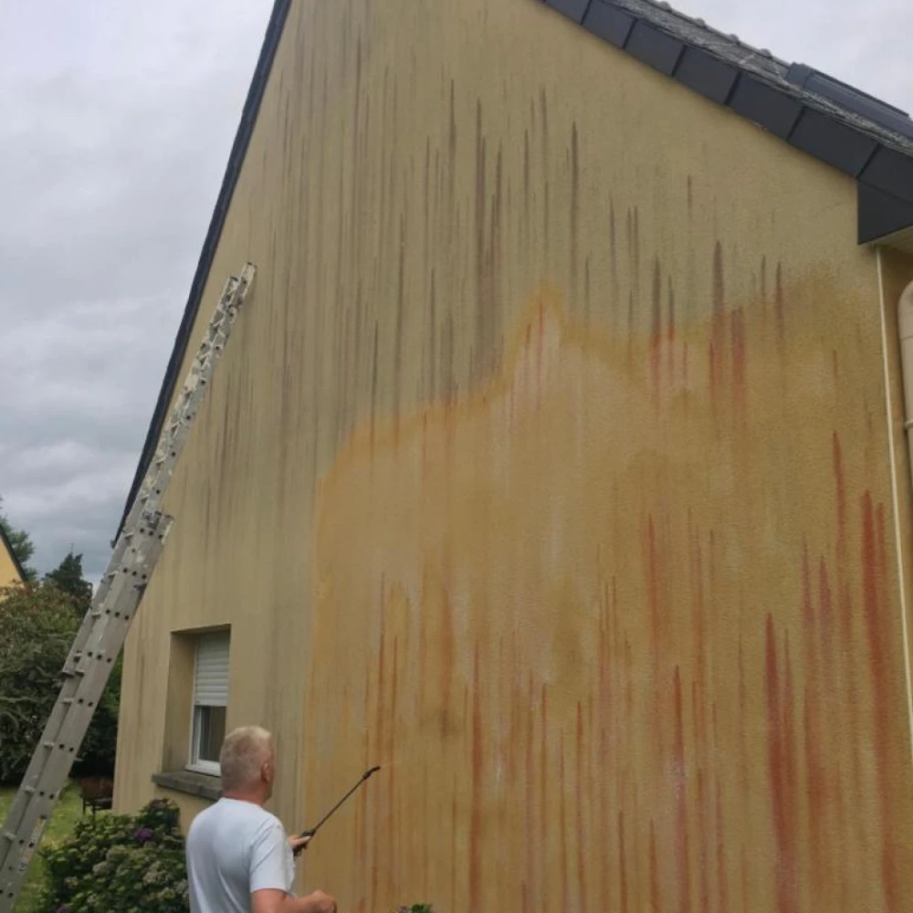 Préparation façade par JM Batiment Angers